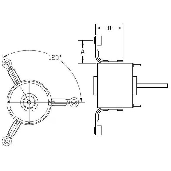 Rheem Belly Band Motor Mount Kit, AS5314888