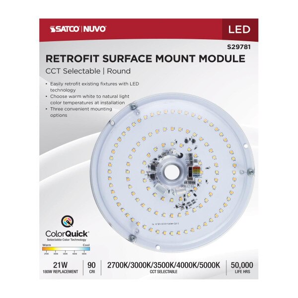 Round Led Light Engine Circular LED Light Engine Retrofit Kit 21W 5CCT